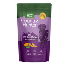 Load image into Gallery viewer, Natures Menu Country Hunter Grain Free Dog Pouch Turkey 150g