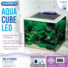 Load image into Gallery viewer, Interpet Aqua Cube LED 28L