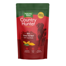 Load image into Gallery viewer, Natures Menu Country Hunter Grain Free Dog Pouch Beef 150g
