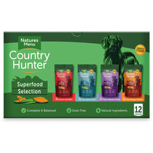Load image into Gallery viewer, Natures Menu Country Hunter Superfood Dog Food Selection 12x150g

