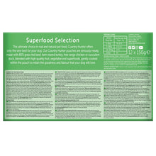 Load image into Gallery viewer, Natures Menu Country Hunter Superfood Dog Food Selection 12x150g
