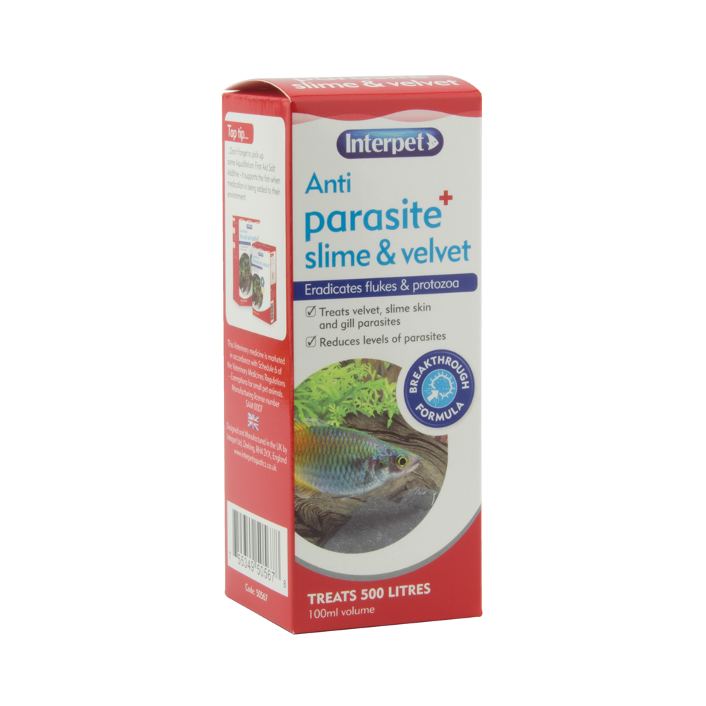 Interpet Anti-Parasite+ Slime & Velvet 100ml