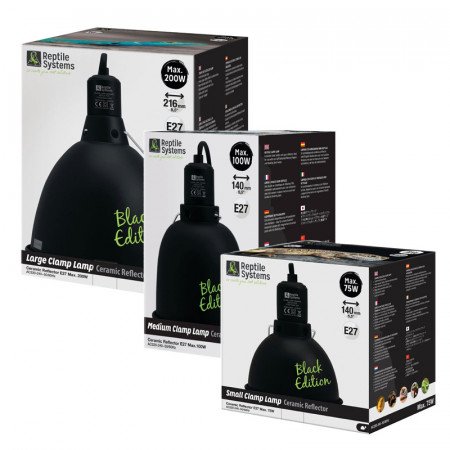 Reptile Systems Clamp Lamp Black Edition